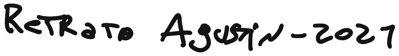 Retrato Agustín — 2025